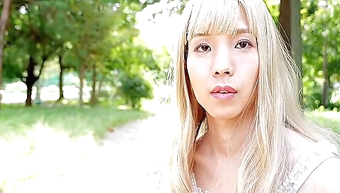 Asian hottie is showing off her body to make him feel good