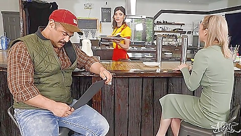 Big tits girl with big tits fucked by a guy with a big cock