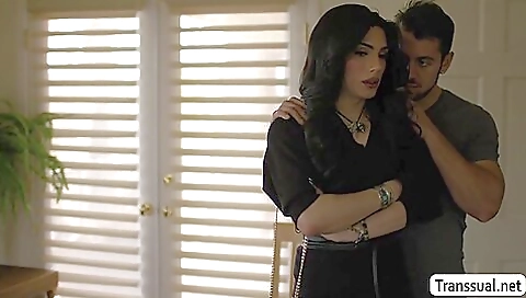 Big dick fucks trans girl's ass in amateur porn scene 2