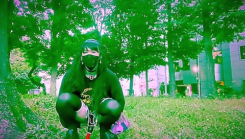 Cute brunette with a tight pussy sucks and plays with her cunt