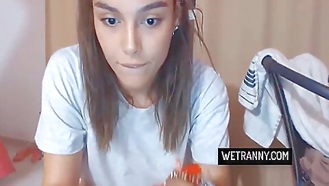 Amateur teen 18+ with a tattooed body gets fucked in her asshole